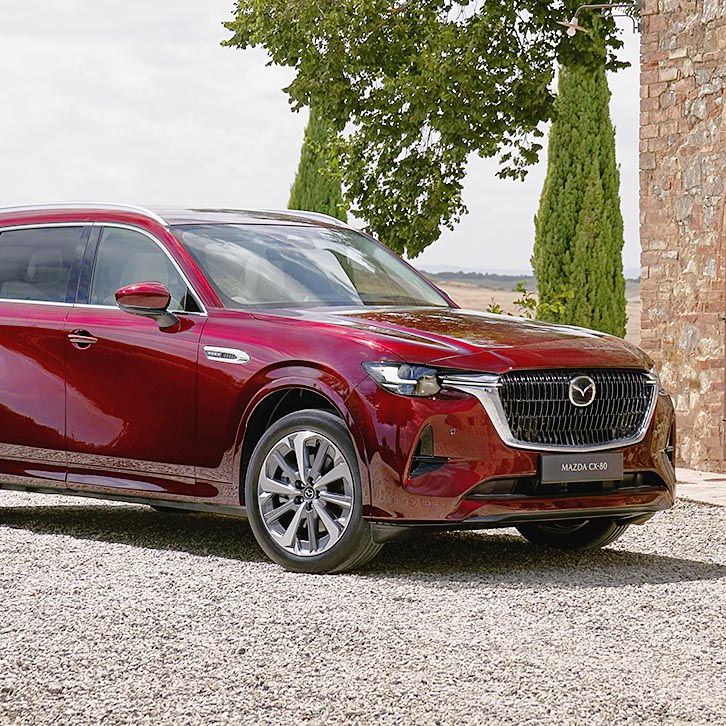 マツダの新型3列シートSUV「CX-80」発売。300万円台～も、売れ筋は約500万円の「Lパケ」になりそう ...