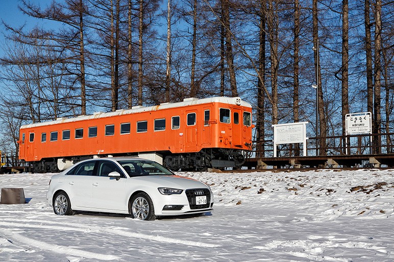 アウディA3セダン、雪のサーキットで試した