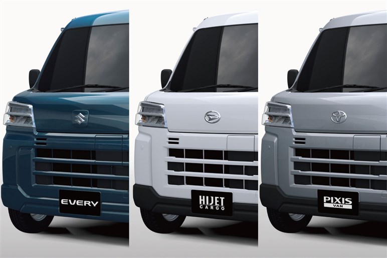 スズキ・ダイハツ・トヨタがBEV商用軽バンを発表。航続距離200km、発売は年度内